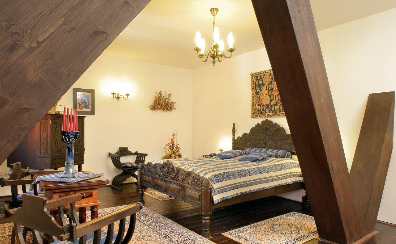 Hotel Ruze Český Krumlov Dış mekan fotoğraf The bedroom